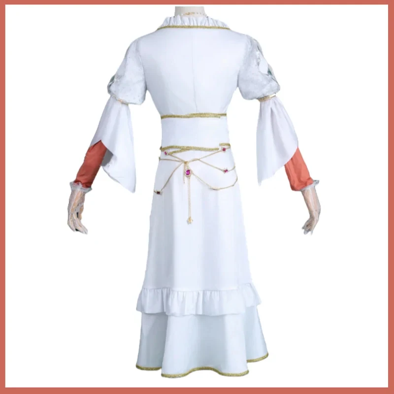 5;e,8:v,5/Game Identity ⅤAda Mesmer Cosplay Costume Psychologist Juliet Wig White Nationality Skirt Woman Sexy Tradif,5'h\8/m'