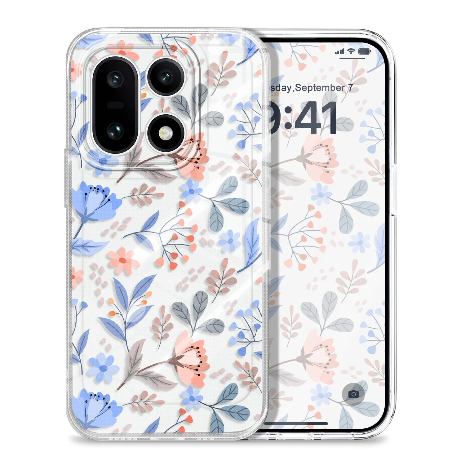Coque de téléphone transparente en forme de feuilles d'orchidée, étui souple en TPU pour Oneplus 15 13T 13R 12 12R 11R 10R 10 Pro 9RT Nord 2 5 CE2 CE5 5G