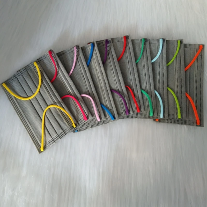 

ay Mask Spring Sle Texture Aosphere Sense Face Cover Color Colion Ear Strap High ade Light ay Industrial Production