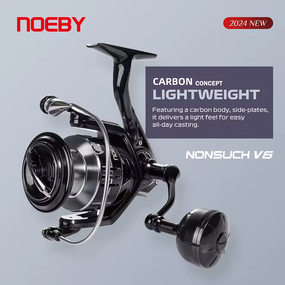 Molinete alumínio Noeby séries 2500/3000/4000