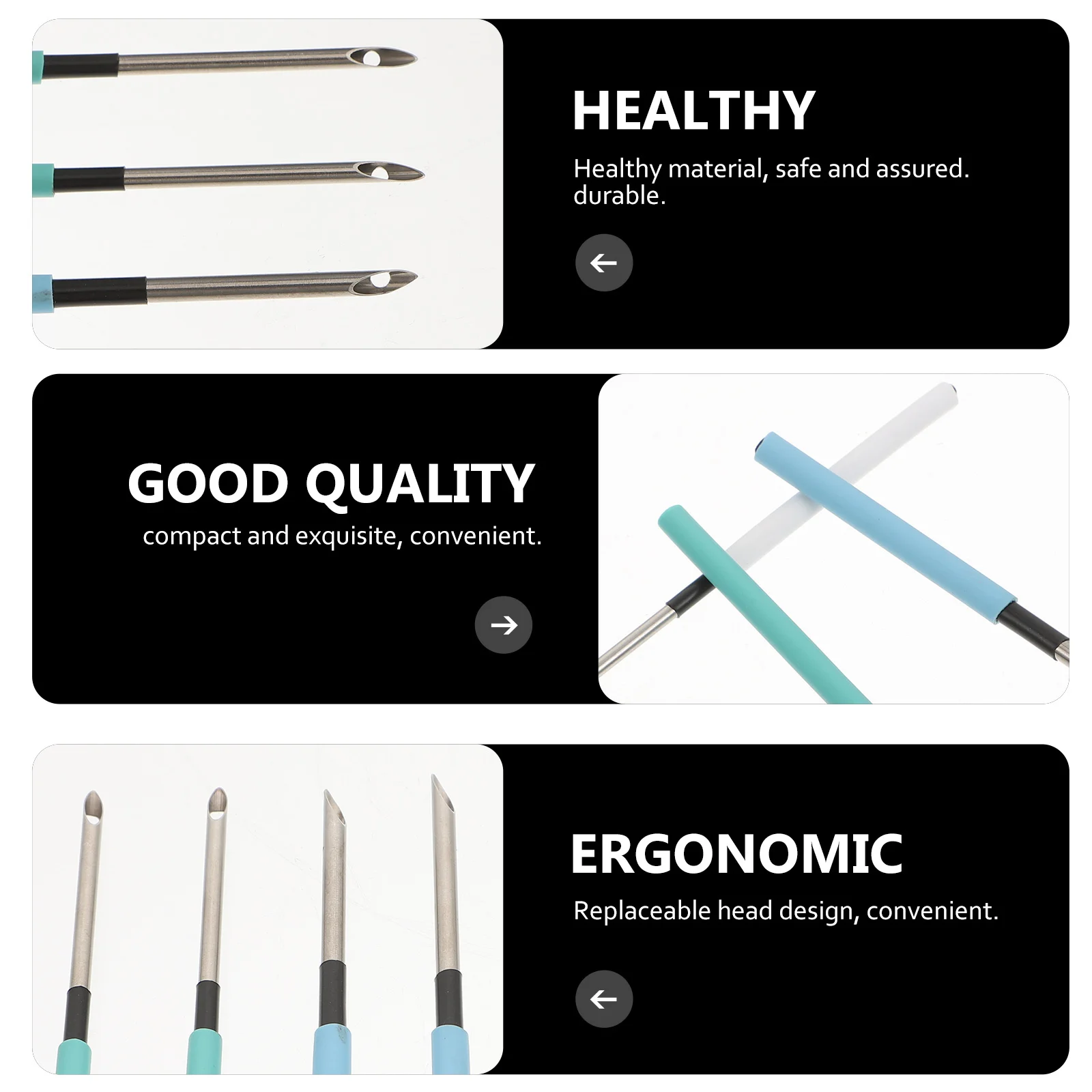 

6Pcs Embroidery Needles Kit Cross Stitch Tools DIY Art Craft Accessories Beginner Friendly Embroidery Needles Cross Stitch Tool