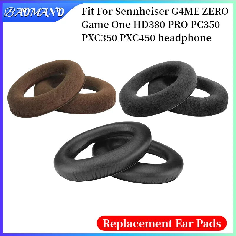 

Ear Pads For Sennheiser G4ME ZERO Game One HD380 PRO PC350 PXC350 PXC450 Headphone Replacement Leather Pads Foam Pads