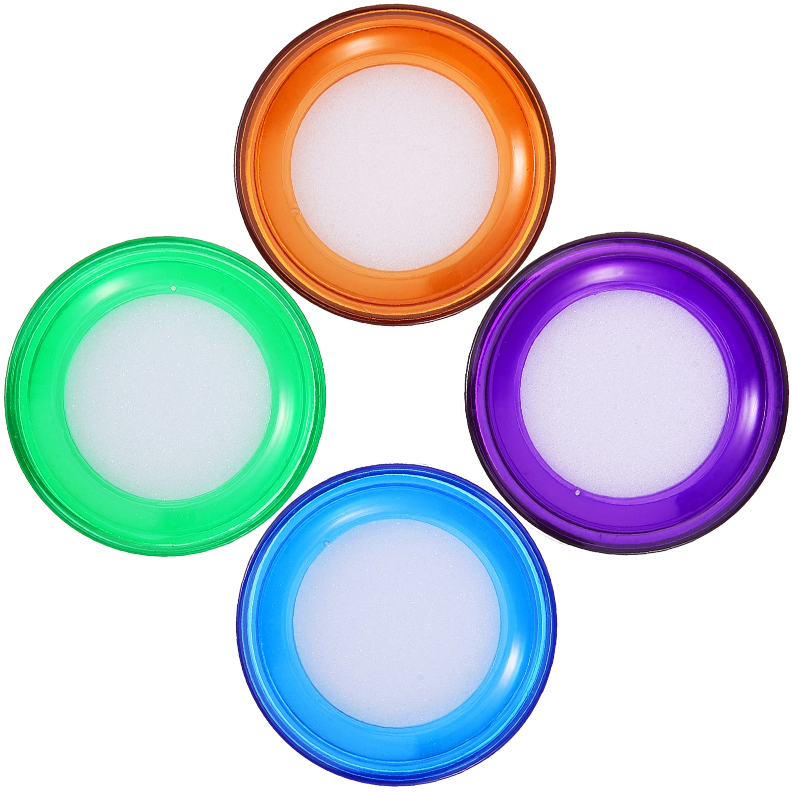 4Pcs Fingertip Moistener for Cash Counting Smooth Banknote Sorting Professional Finger Wet Sponge Tools Counting Efficiency