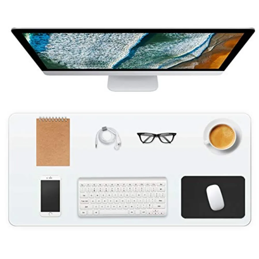 

Clear Office Desk Pad Protector Waterproof and Oil-Proof Desk Pad Mat Anti-Scalding Tablecloth Transparent Table Cover for Coff