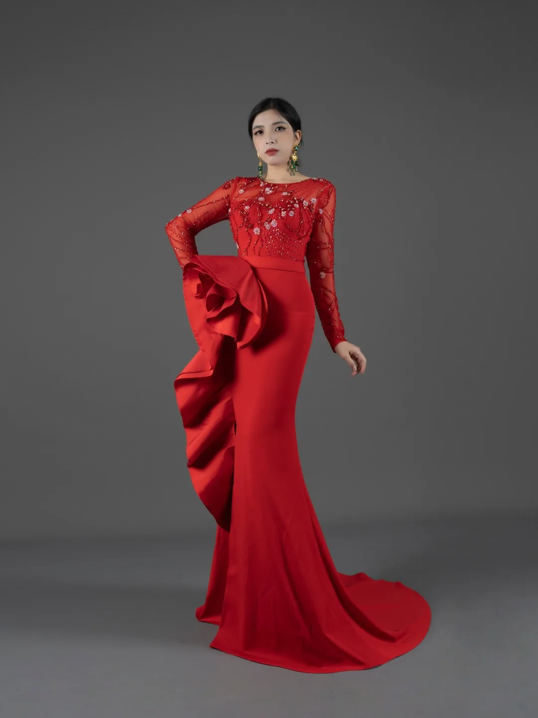 

Baisha Bespoke Evening Dress for Women Formal Occasions Mermaid Gown for Boutique H1479