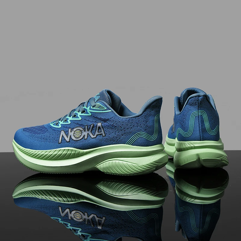 

Новинка 2025, мужские спортивные кроссовки для марафона, дышащие легкие женские удобные спортивные Нескользящие кроссовки с углеродной пластиной