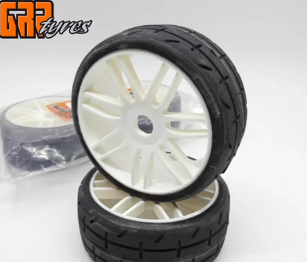 GRP Kyosho KingTair Tire Model rc Tire 1:8 GT T01 REVO S1/S2/S3/S4/S5/S7 Tire set w/ Spoked Wheel on road/off road/Buggy rc car