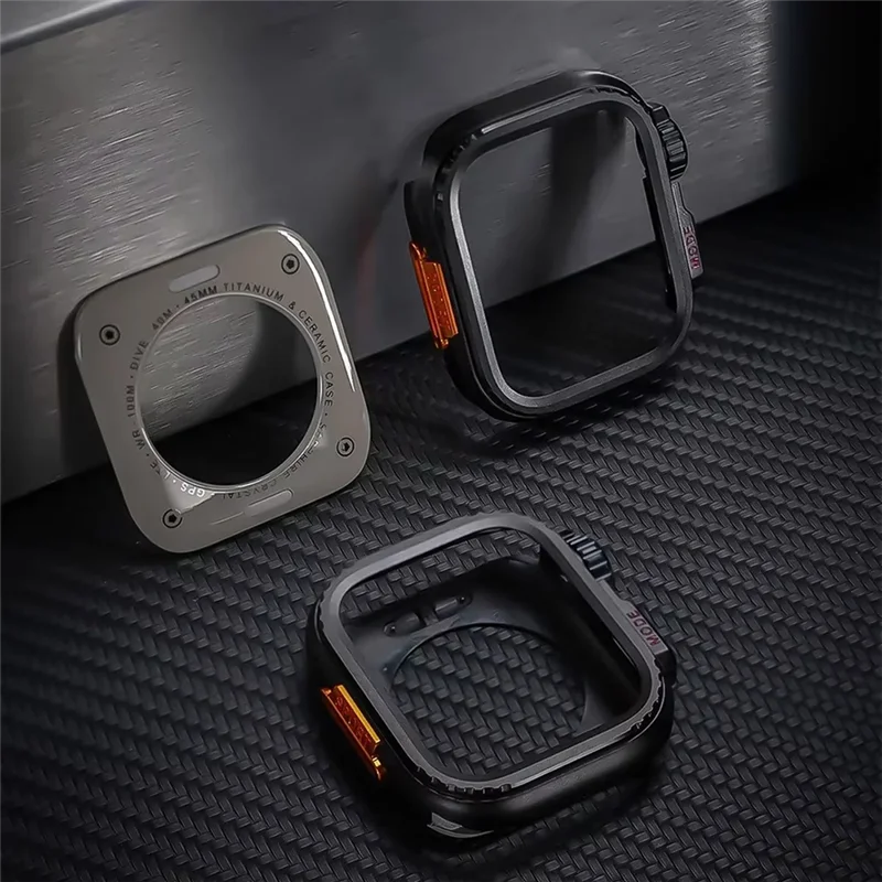 A97I-45MM Cassa per orologio in metallo per serie di orologi 9 8 7 5 6 4 SE 45 mm Sport Cambio in copertura paraurti ultra protezione