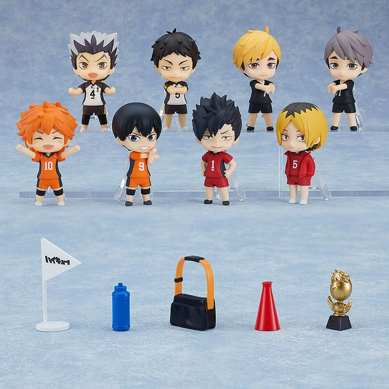 هايكيو الأصلي! ! الرسوم المتحركة كاريكاتير اللعب الطرفية هينادا كاجياما أتسومو محاصر Gacha أنيمي عمل نموذج أرقام جمع