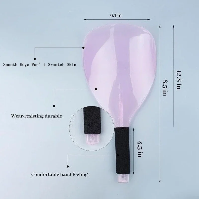 Hair Salon Face Shield Mask with Sponge Handle