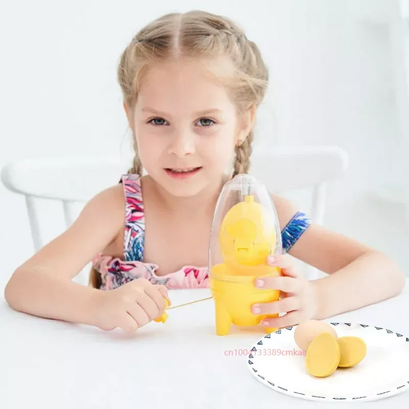 

Egg Scrambler Hand Egg Shaker Mixer Food Grade Silicone Egg Spinner Manual Tool In Shell Egg Spinner For Hard Boiled Eggs