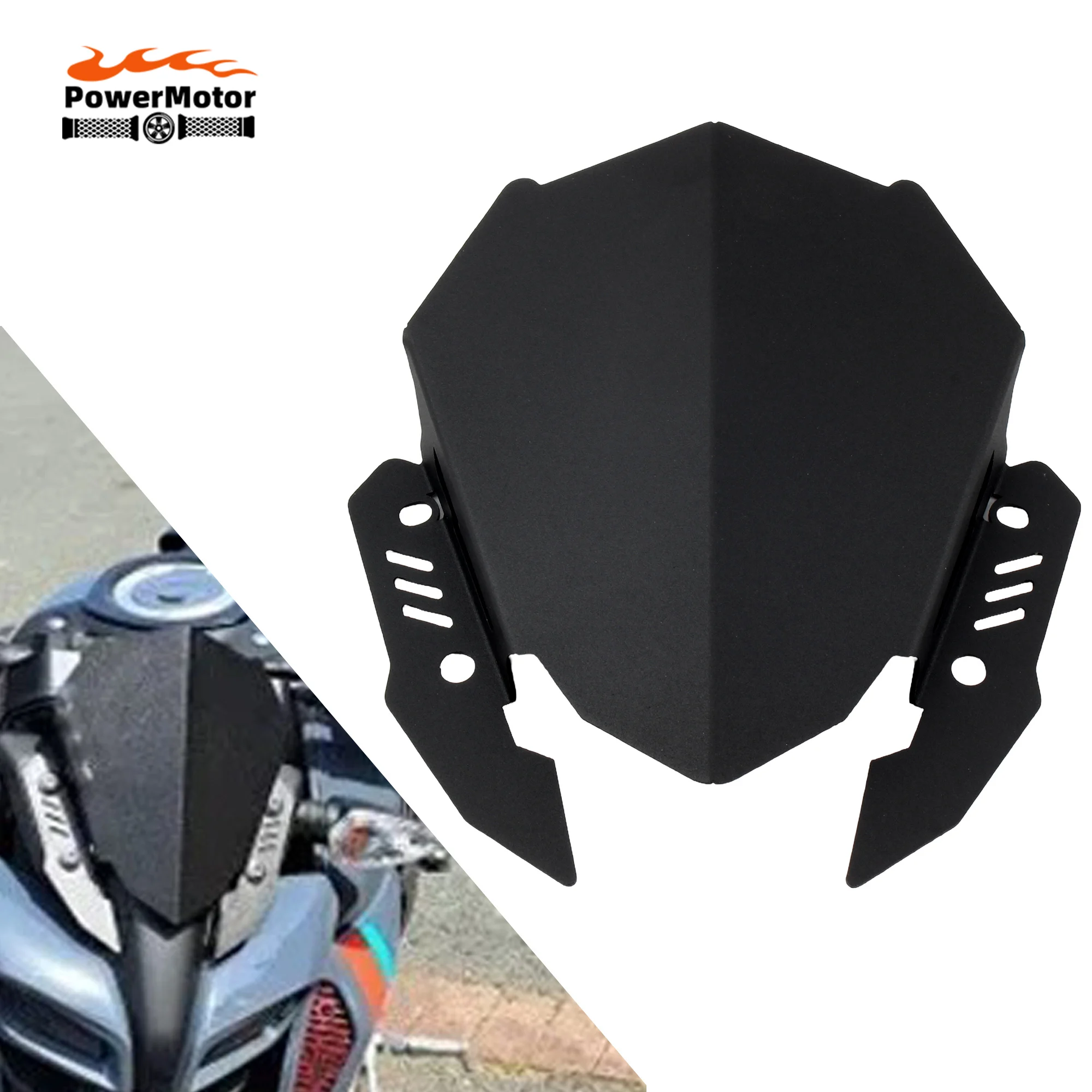 Para yamaha MT-15 mt15 2017-2022 mt125 MT-125 2019-2022 motocicleta pára-brisas defletor vento escudo tela acessórios