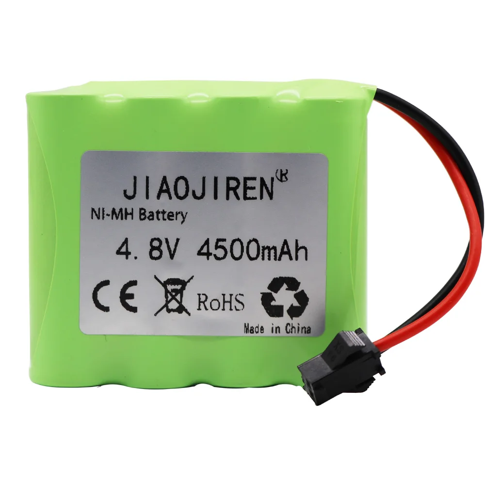 3.6V/4.8V/6V/7.2V/8.4V/9.6V/12V 4500mah NI-MH AA Rechargeable Battery Pack For Remote Control Toy Electric Car Volt with SM Plug