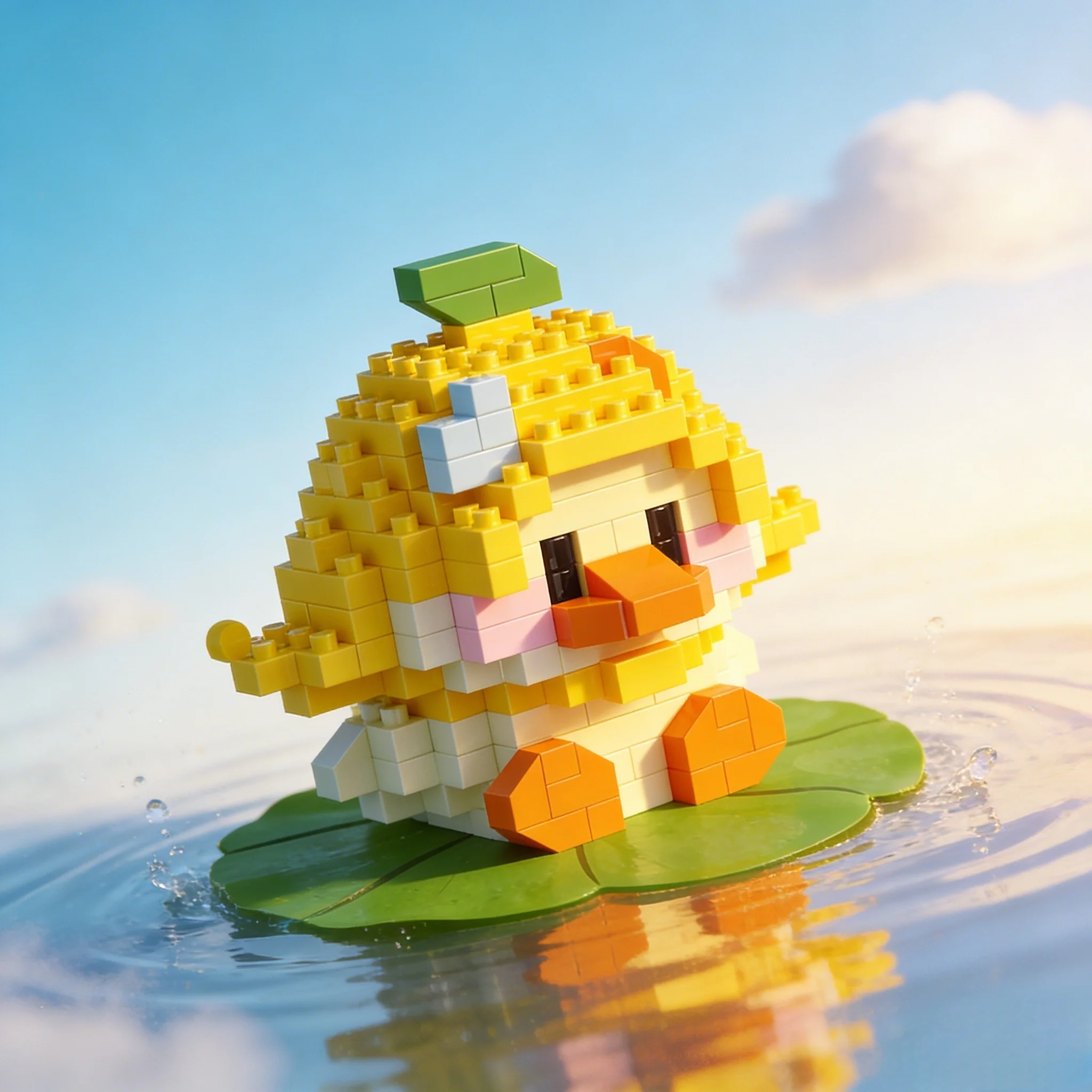 

213pcs Yellow Duck Block Building Bricks Toy, Animal, STEM, 3D Puzzle Kids Toy, DIY, for Christmas, Halloween, Birthday Gifts