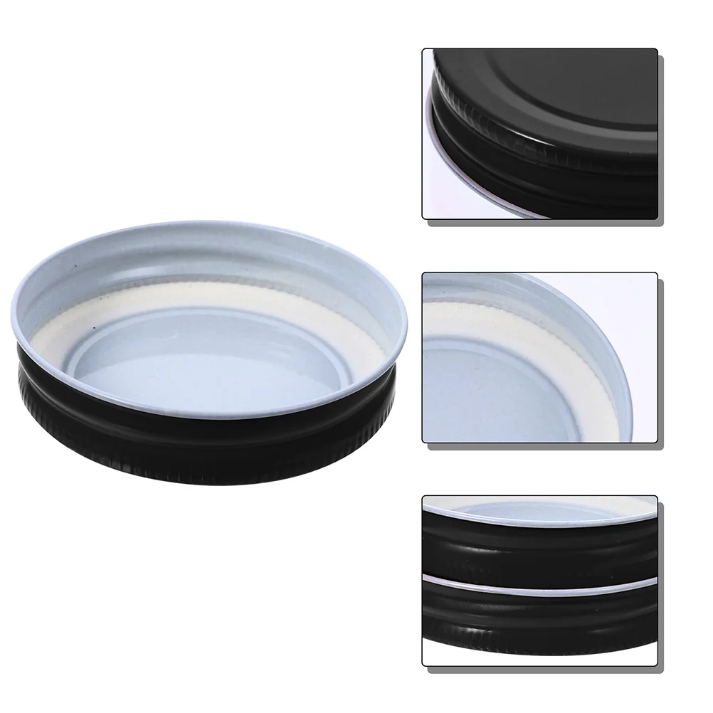 

6 Pcs Tinplate Lid Can Lids Leakproof Jar Covers Mason Food Storage Preserving Glass Canning for Replacement