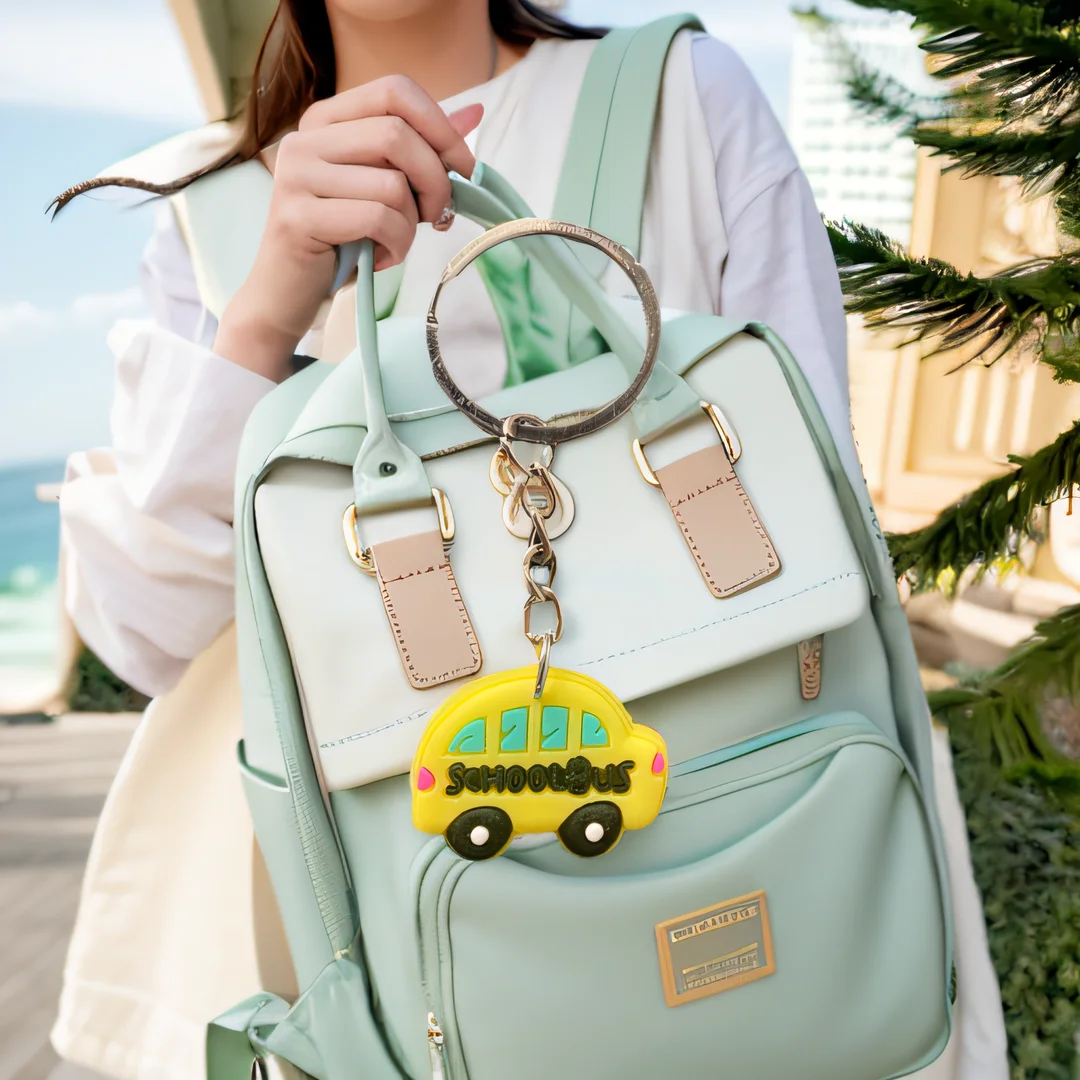Back to School Gift Set 20pcs Keychains First Day of School Cards and Organza Bags for Students Classroom Gifts
