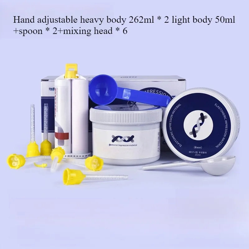 Dentistry Impression Material Light Silicon Rubber Elastomer Dental Injection Molding Oral Cavity Putty Light Body Bite Products