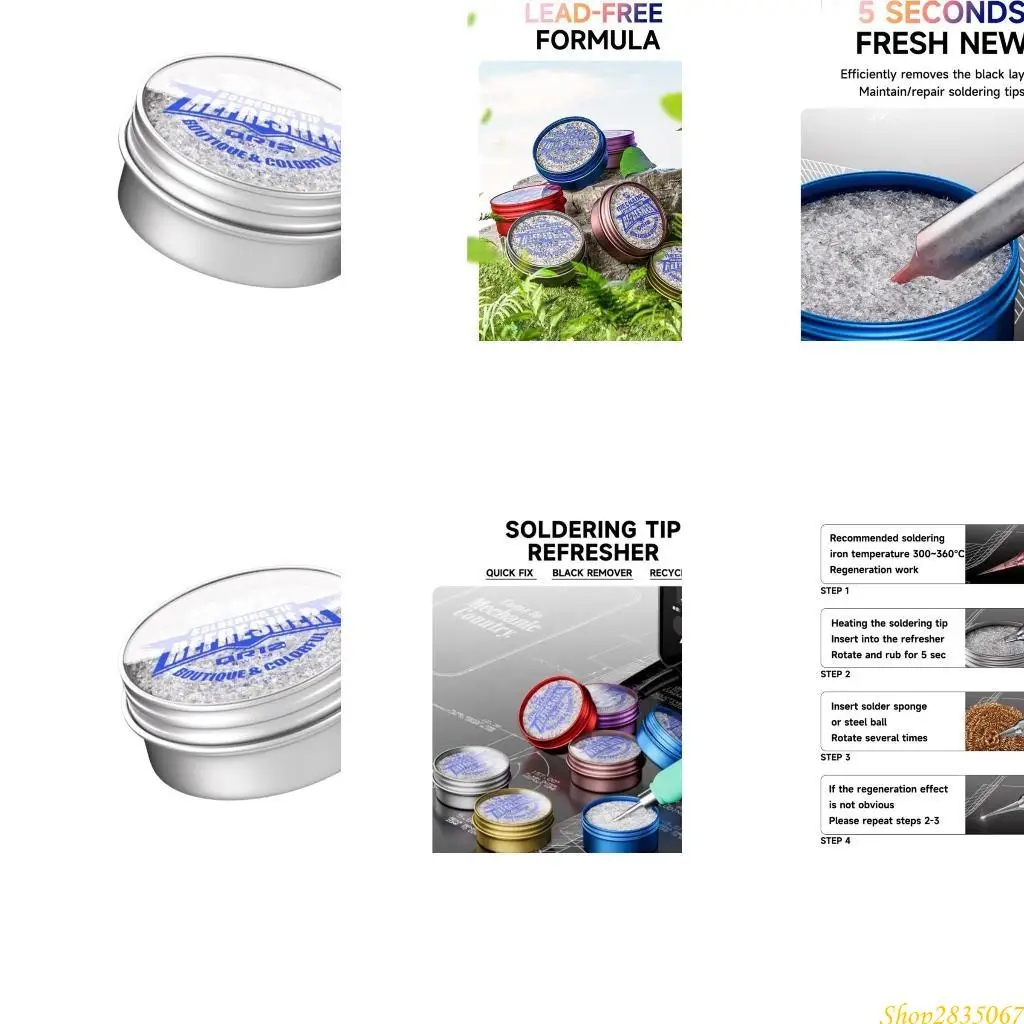 Soldering Iron Tip Cleaning Pastes Soldering Iron Tip Oil Activators 831F