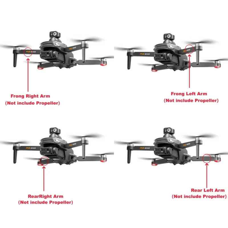 ملحقات طائرة بدون طيار RG800 MAX بطارية ليبو 7.4 فولت 3800 مللي أمبير في الساعة/جهاز تحكم عن بعد/وحدة تجنب/شفرة المروحة/خط شحن/ذراع الطائرة بدون طيار #3