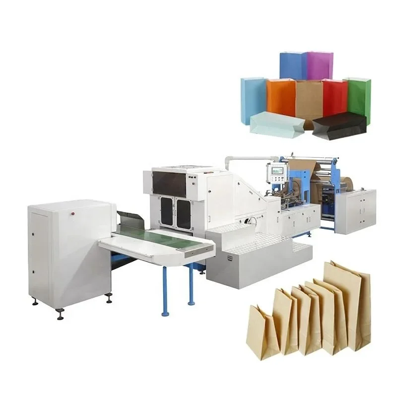 Small and Cheap Mini Kraft Paper Bag Making Machine Automatic Kraft Food Paper Bag Making Machine