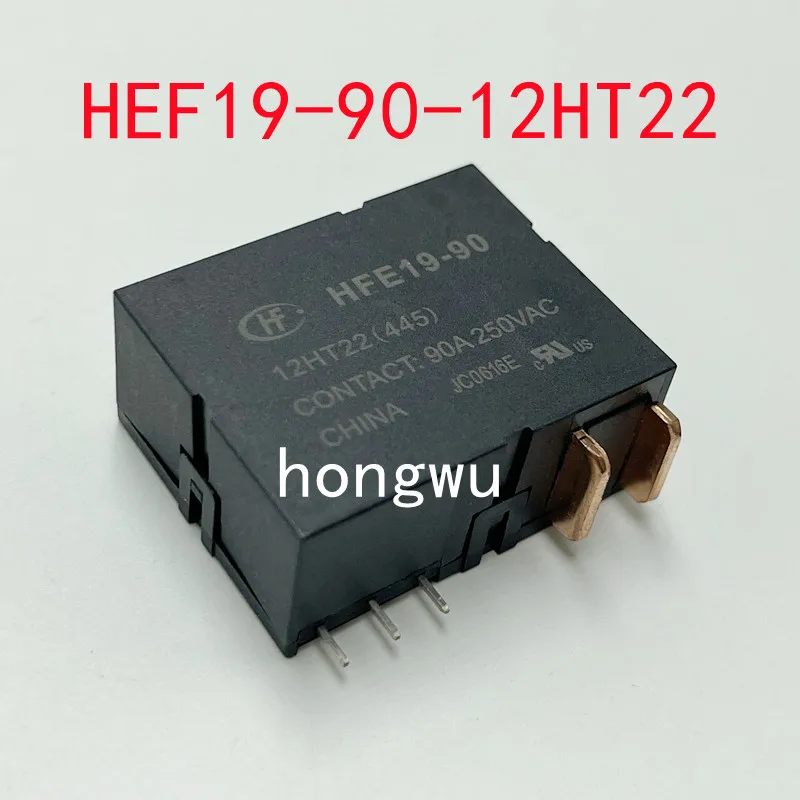 

100% Original New 1PCS HFE19-90-12HT22(445) DC12V relay 90A 5pins