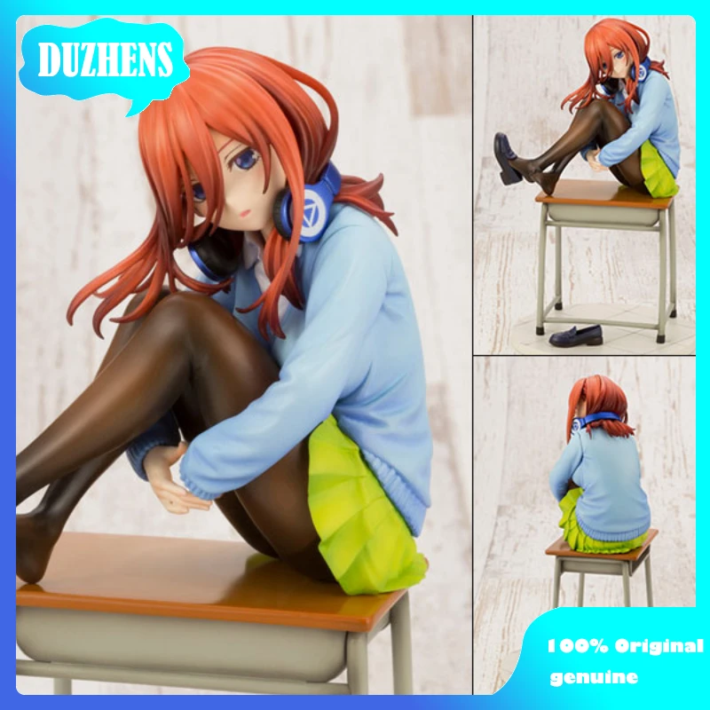 The Quintessential Quintuplets Nakano Miku Chair style 19cm PVC Action Figure Anime Figure Model Toy Figure Collection Doll Gift