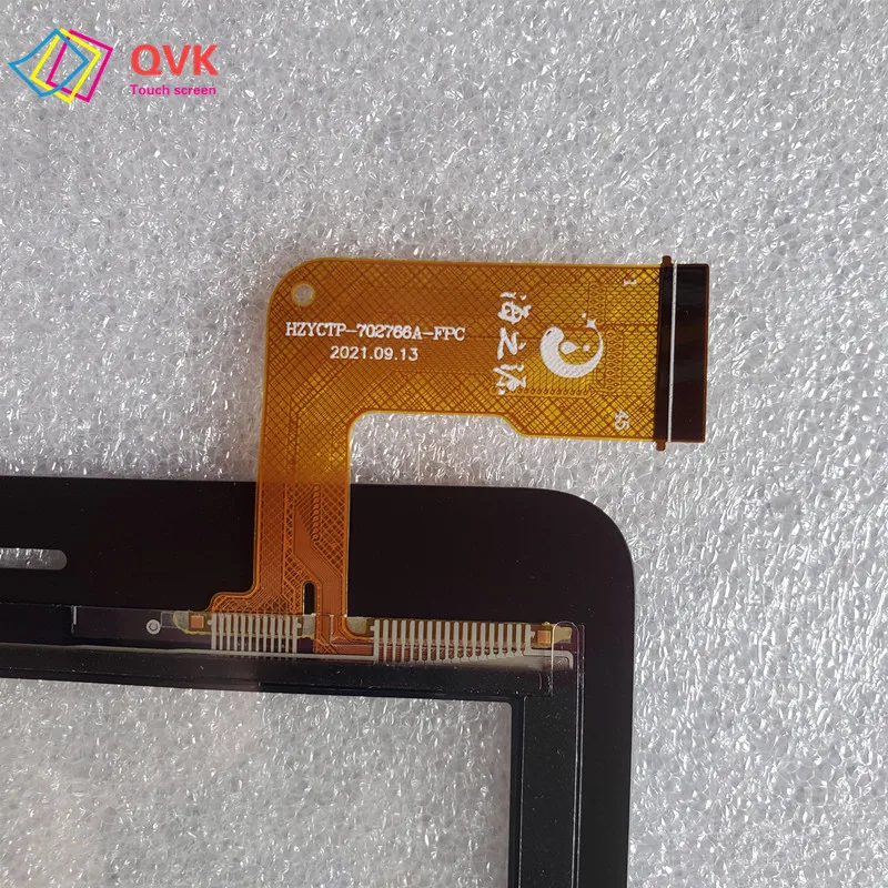 7 Inch Black Glass P/N HZYCTP-702766A- FPC Tablet Capacitive Touch Screen Digitizer Sensor External Glass Panel
