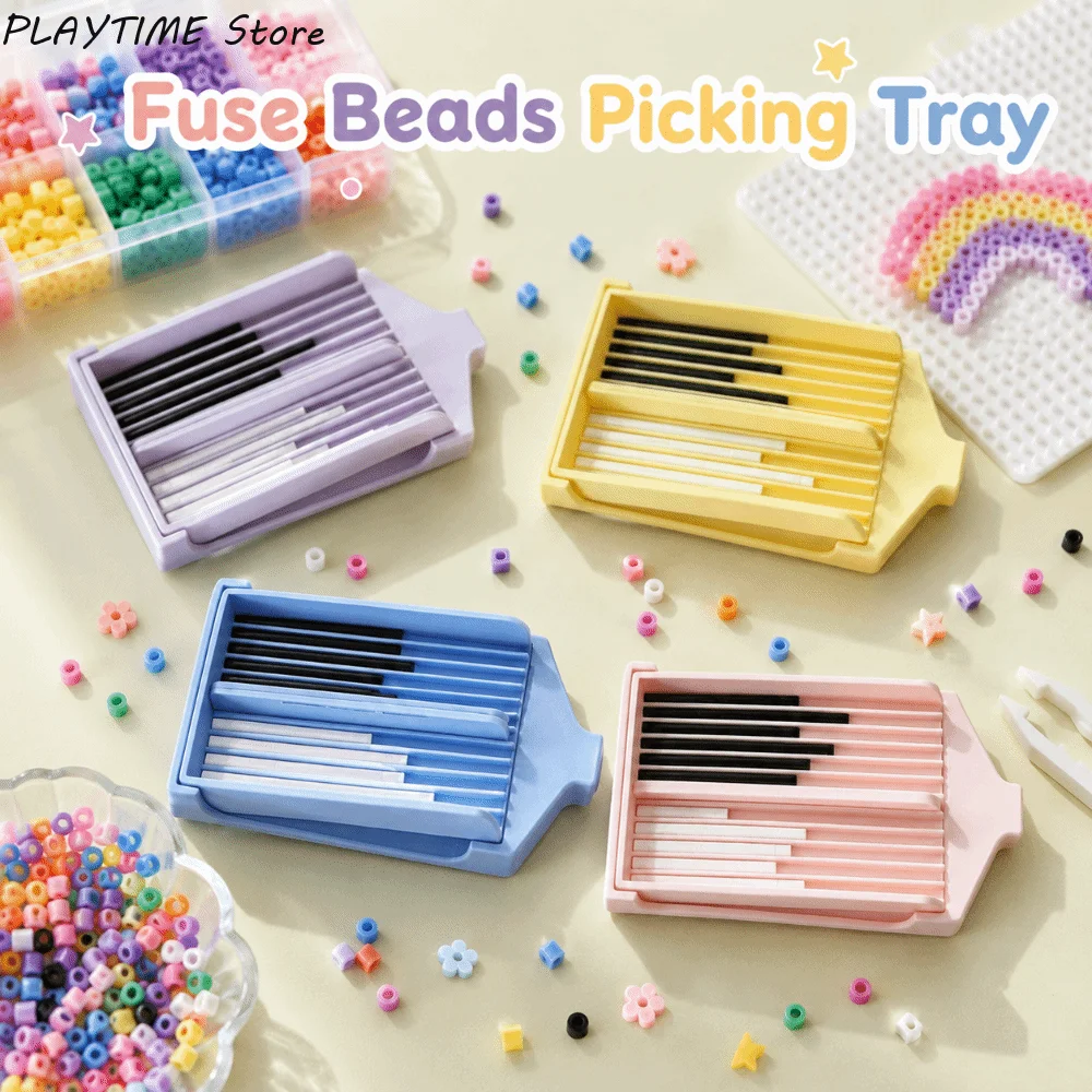 3D Printing Fuse Beads Picking Tray 3in1 Efficient Bead Sorting Tray 2.6mm Save Time Collage Beans Shovel Handmade Accessories