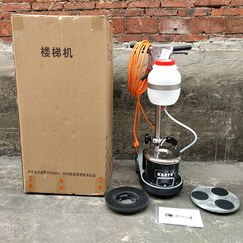 Stair marble grinding, polishing and waxing floor cleaning machine