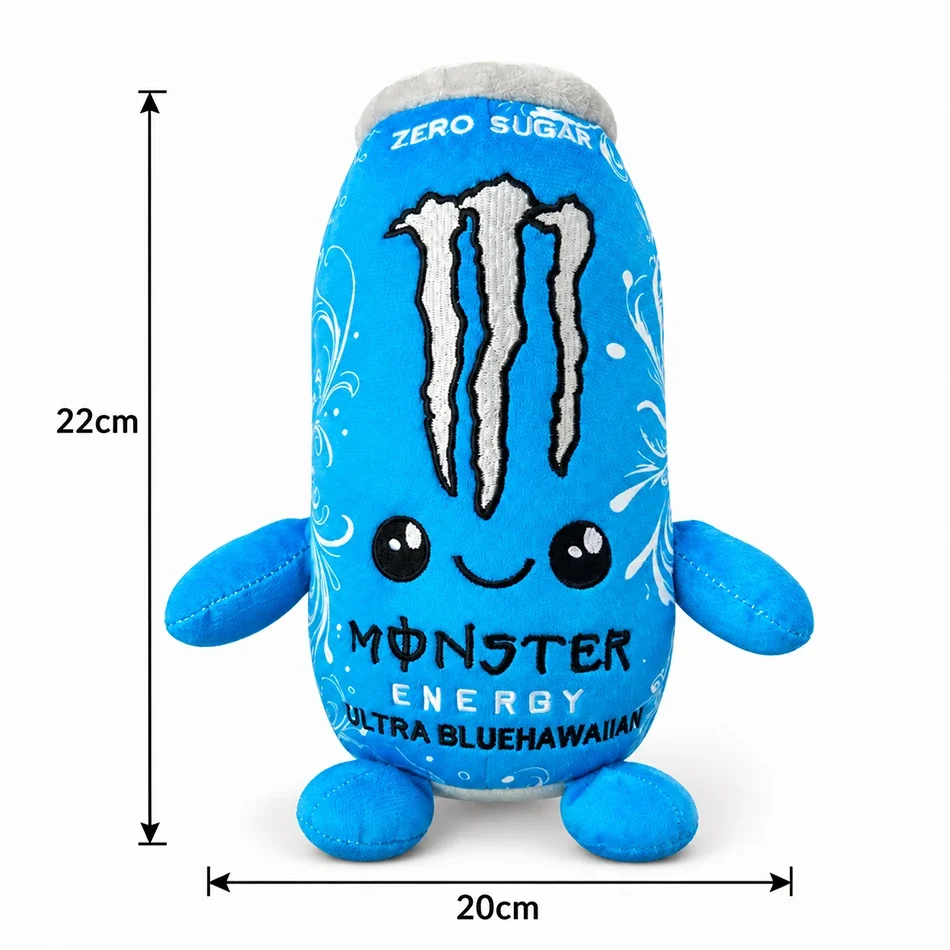 Beverage Bottle Plush Toy Zero Sugar Ultra White Energy Can Shaped Plush Toy Pillow Plush Toy Peripheral Birthday Gift