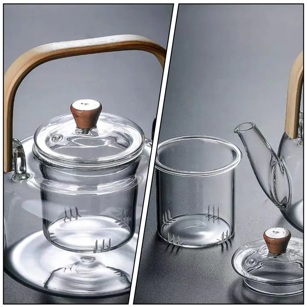 

1Pcs Electric Ceramic Heater Tea Kettle Classic Teapot Heat-Resistant Ergonomic Handle Design