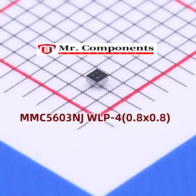 10PCS MMC5603NJ WLP-4(0.8x0.8) 짹30 Gauss, Monolithic, High Performance, Low Cost 3-axis Magnetic Sensor In stock