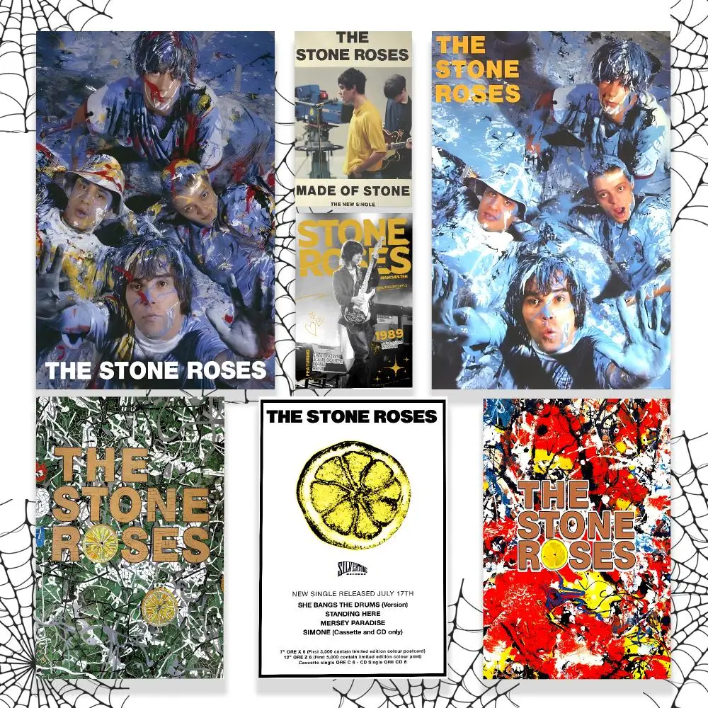 Alternative Band The Stone Roses Graphic Wall Art Poster HD Waterproof PP Paper Print for Bedroom Living Room Office Decor Gift