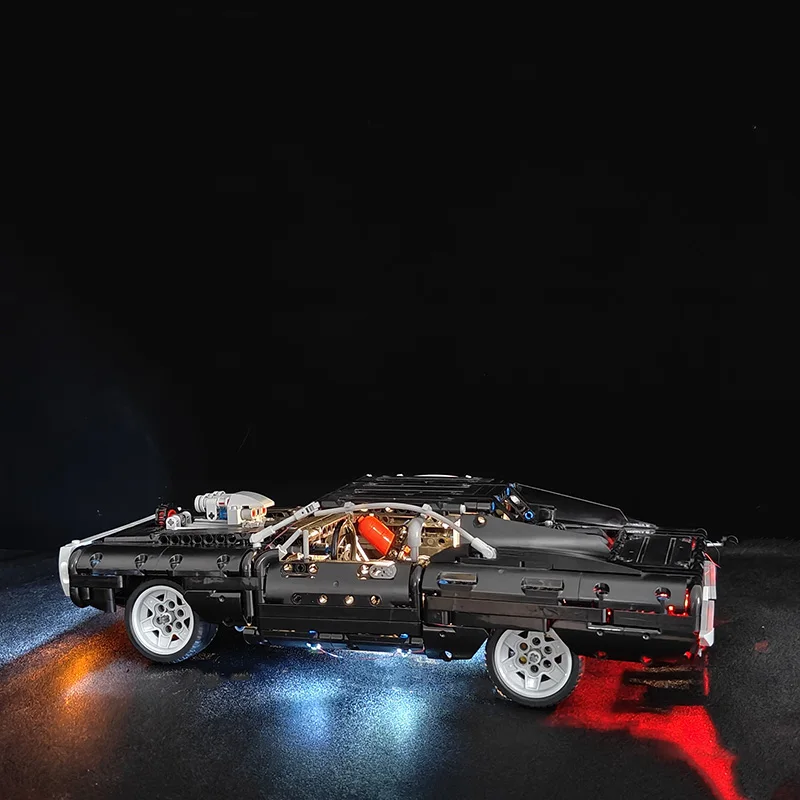 Light Kit For 42111 Dodge Charger Model DIY Toys （Only Lighting Set Not Included Building Blocks）