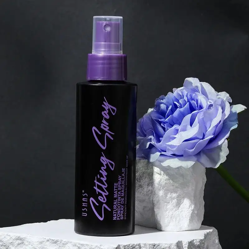 بخاخ إعداد مكياج مقاوم للماء سعة 110 مل، يدوم طويلاً للتحكم في الزيت ومضاد للعرق، رذاذ وجه طبيعي للارتداء طوال اليوم