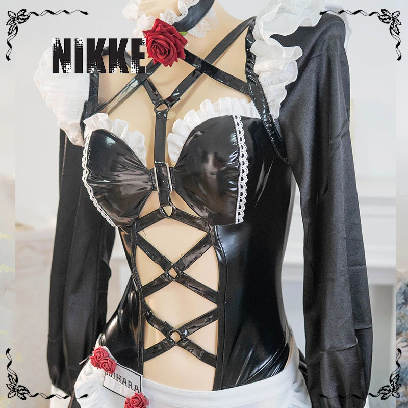 Mihara Cosplay NIKKE: disfraz de la diosa de la victoria, mono de sirvienta Sexy, traje de fiesta de Carnaval y Halloween, disfraz