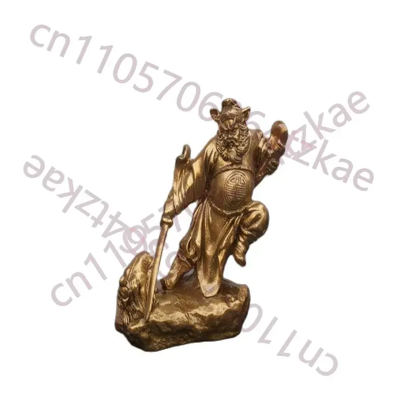 Chinese Old Bronzes  Zhong Kui Copper Statue