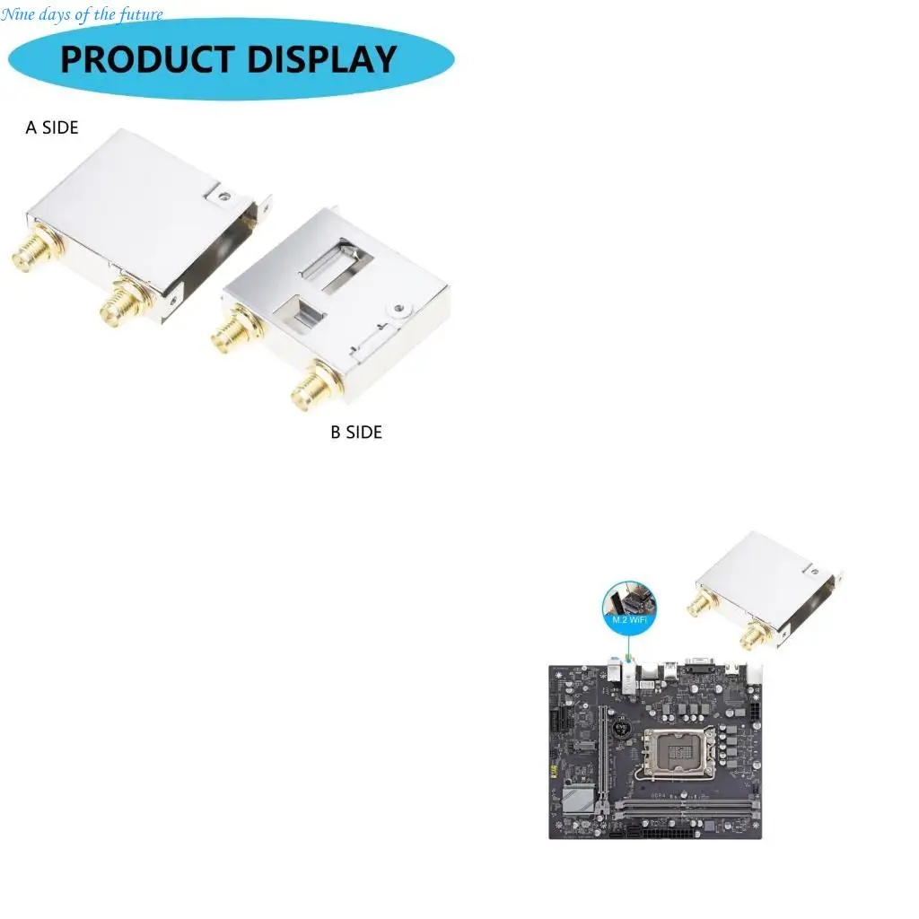 M.2 WiFi Unit Delivering Wireless Laptop Card Wireless Wifi Card Stainless Steel E65A