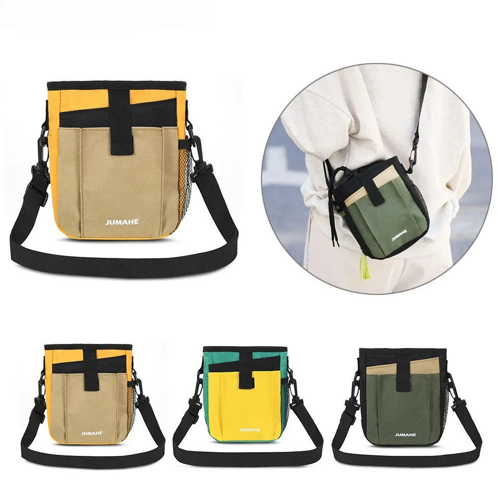 Fashion Pet Training Shoulder Bag Dog Snack Pocket Portable Pet Poop Pouch Storage Supplies for Outdoor Walking and Traveling