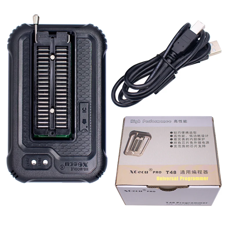 XGecuT48 [TL866-3G] Programmer Support 31000+ ICs for EPROM/MCU/SPI/Nor/NAND Flash/EMMC/ IC TESTER/ TL866CS TL866II Replacement