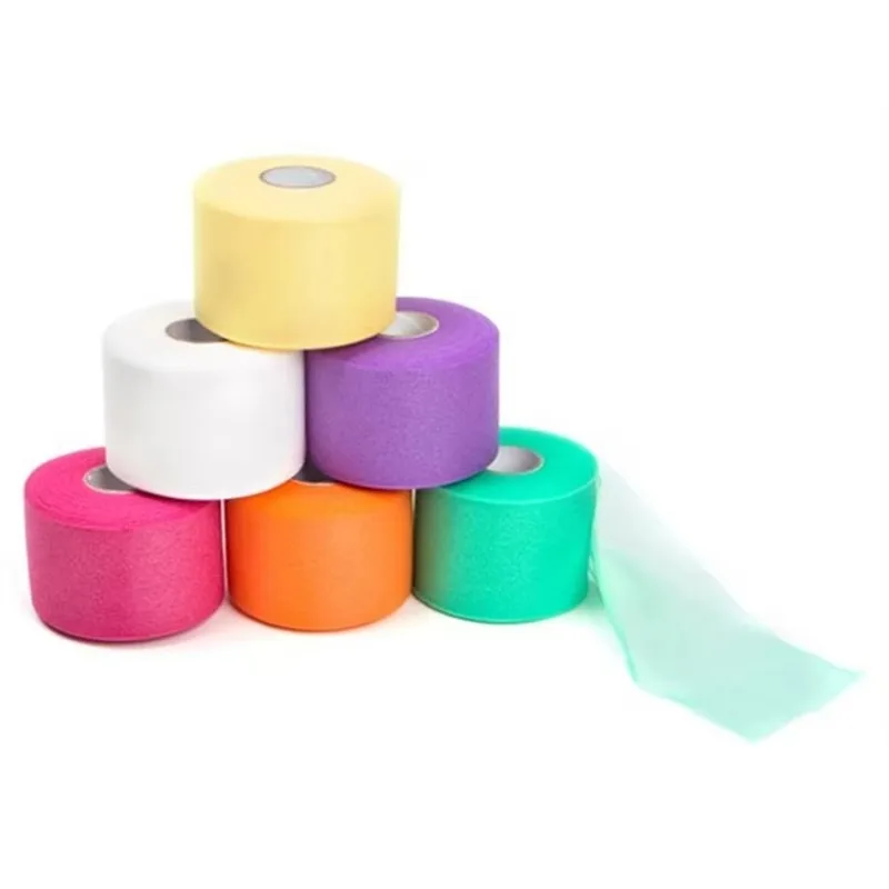 

Pink Non Woven Cotton Latex Free Self Adhesive Cohesive Tape Gentle Care For Active Athletes Hot Sale
