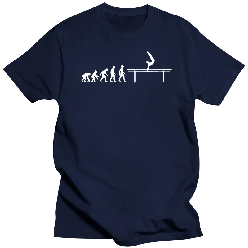 Evolution Of Man Parallel Bars - Mens T-Shirt - Gymnastics - 10 ColoursNew T Shirts Funny Tops Tee New Unisex Funny Tops