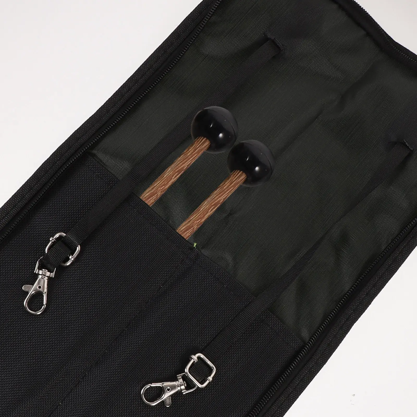 Drumsticks Bag Oxford Cloth Waterproof Durable Storage Case For Sticks Mallets Brushes With Hanging Straps Carrying Handle Drum