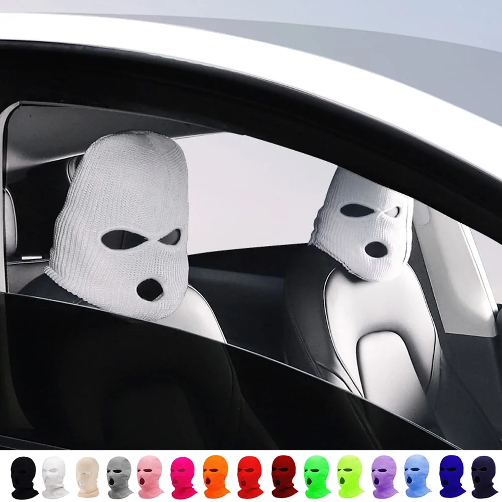 Spoof Car Seat Mask For Lexus ES CT IS GS GS350 GX LS LS430 RX RX450H LC UX SC Convertible SC coupe HS250H Funny Headrest Covers