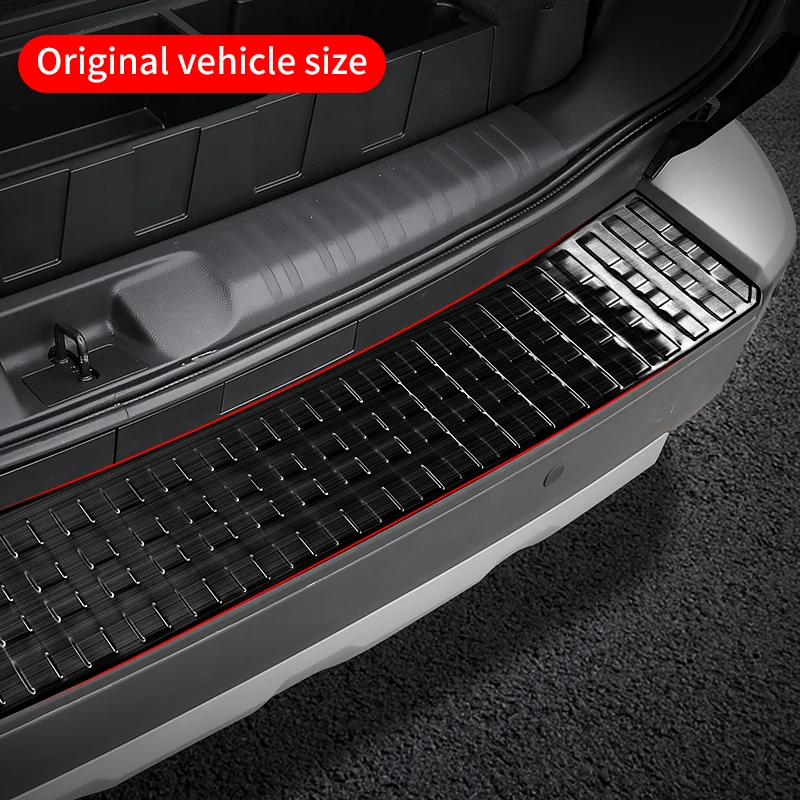 For Toyota Land Cruiser 250 2024 Threshold Accessories Prado LC250 Trunk Tailgate Door Guard Pedal Cover Decoration Body Kit