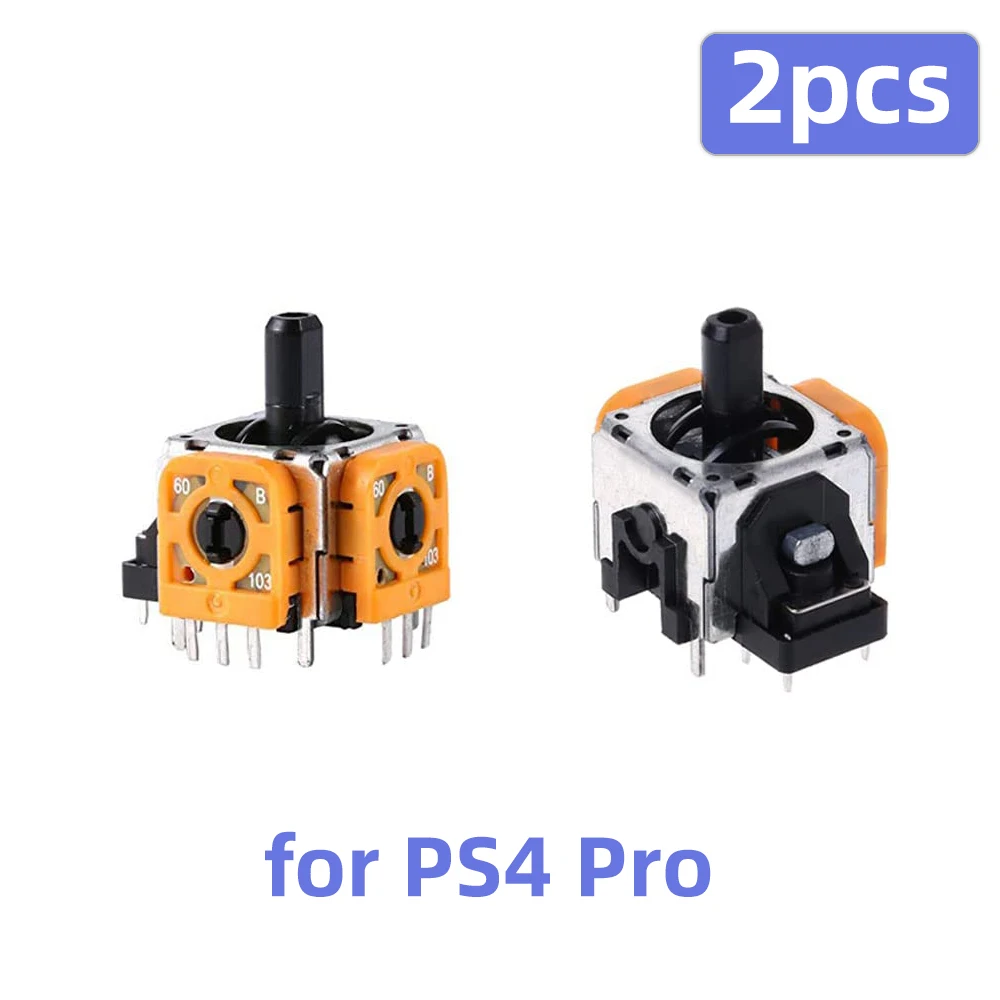 2 قطعة استبدال عصا التحكم التناظرية ثلاثية الأبعاد ل PS5/PS4/Switch Pro/Xbox One/Series تحكم ThumbStick إصلاح أجزاء الملحقات