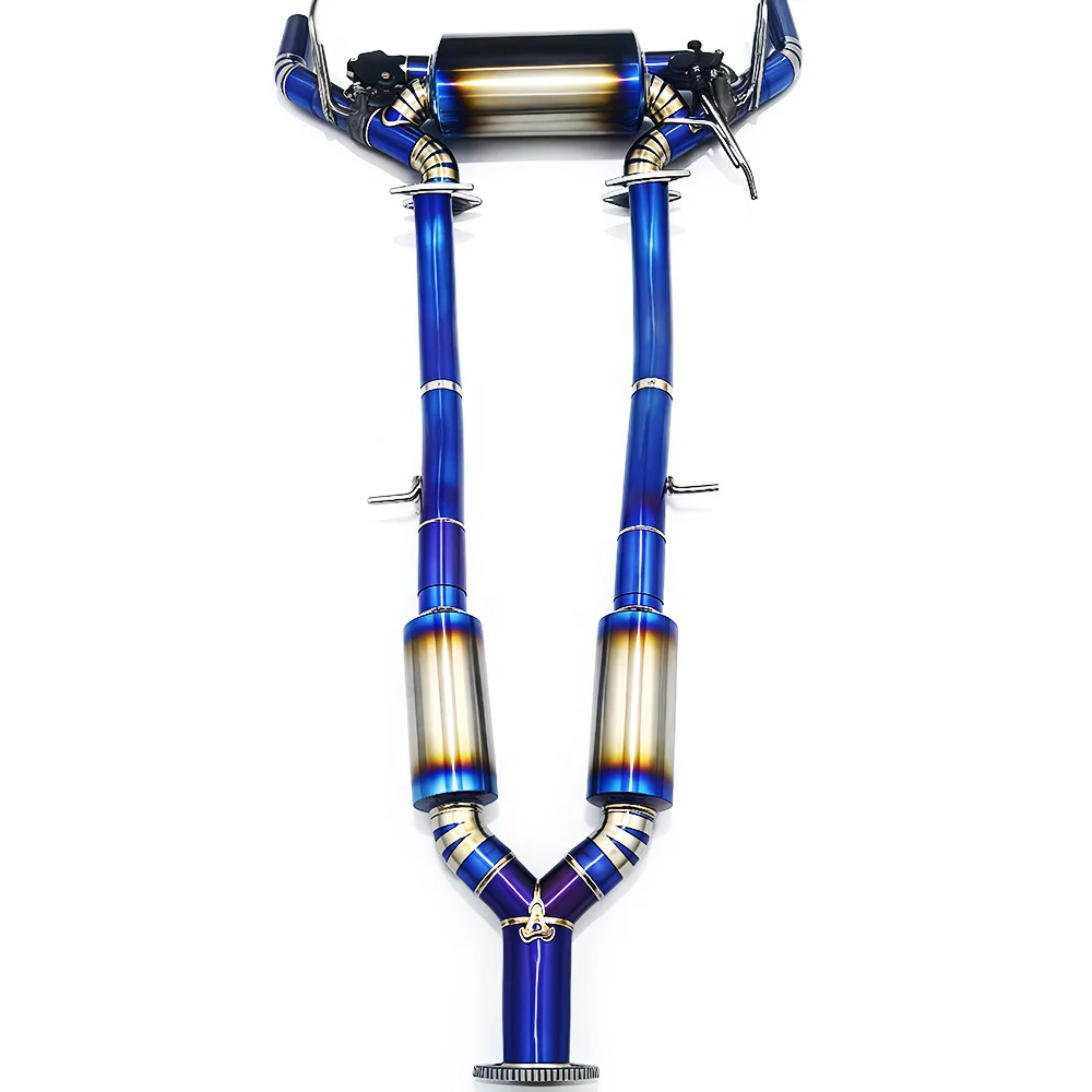 Titanium Alloy Valved Exhaust Performance Cat-Back System Compatible With 350Z 3.5L 2009-2021