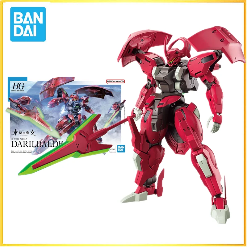 

In stock Bandai Original Mobile Suit GUNDAM The Witch From Mercury Anime HG 1/144 DARILBALDE Action Figure Toys