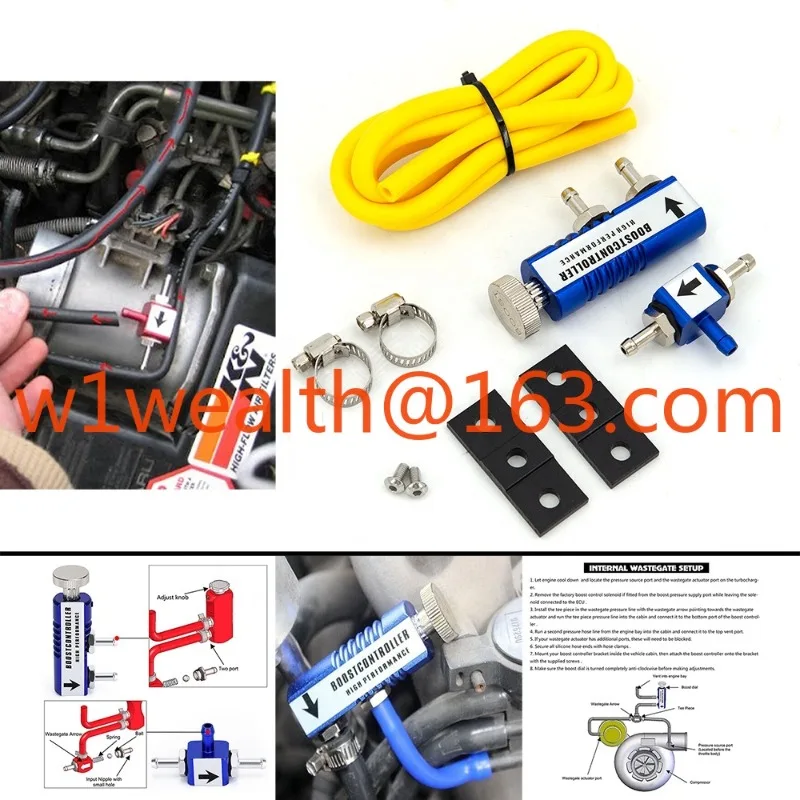 Universal Adjustable Racing Power Controller 30PSI Manual Power Bypass Controller Red Silver Black Blue BC-03 - view 3