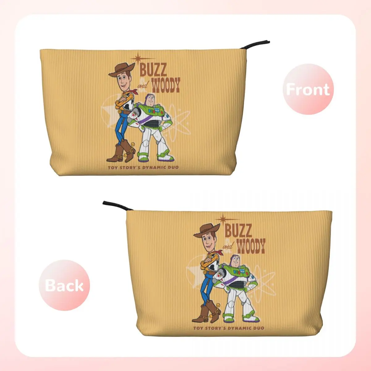 Custom Toy Story Buzz Ranger Suit Cosmetic Bag Women Fashion Large Capacity Makeup Case Beauty Storage Toiletry Bags